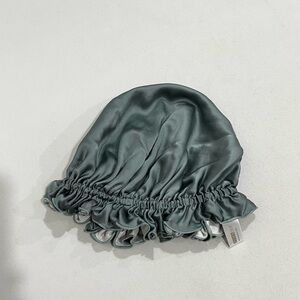 Zima Silk Mulberry Sleep Cap 19 Momme With Double Colors One Size Stone Blue